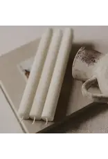 Fluted Taper Candles, Set of 3