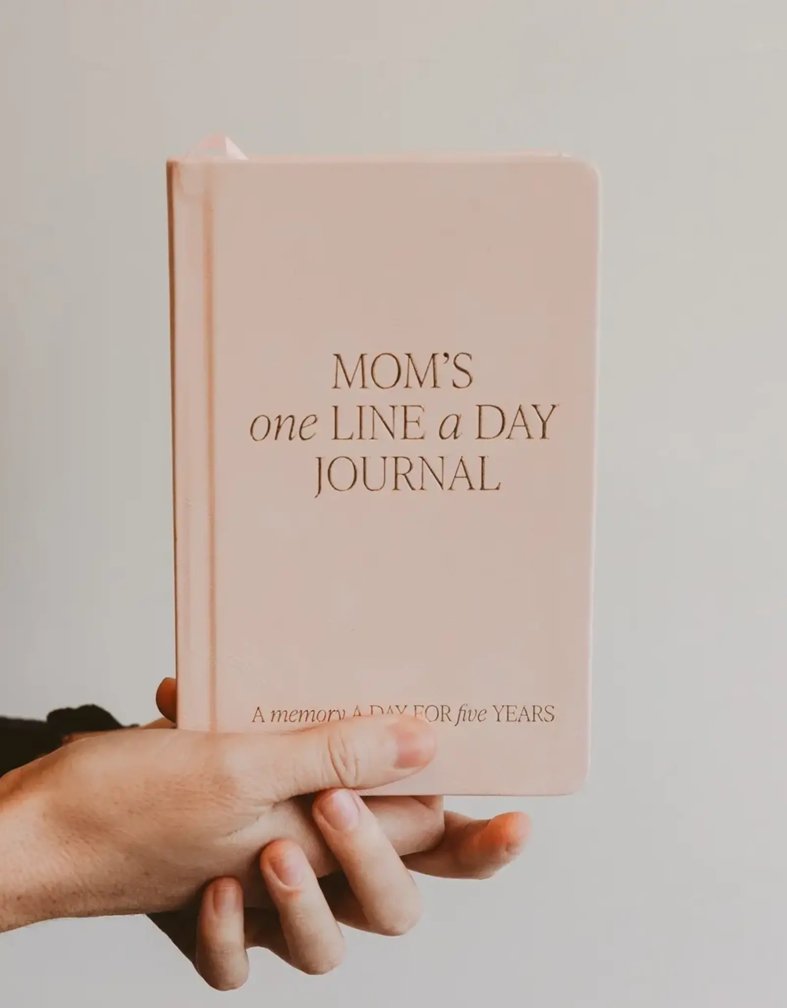 Mom's One Line A Day Leather Journal