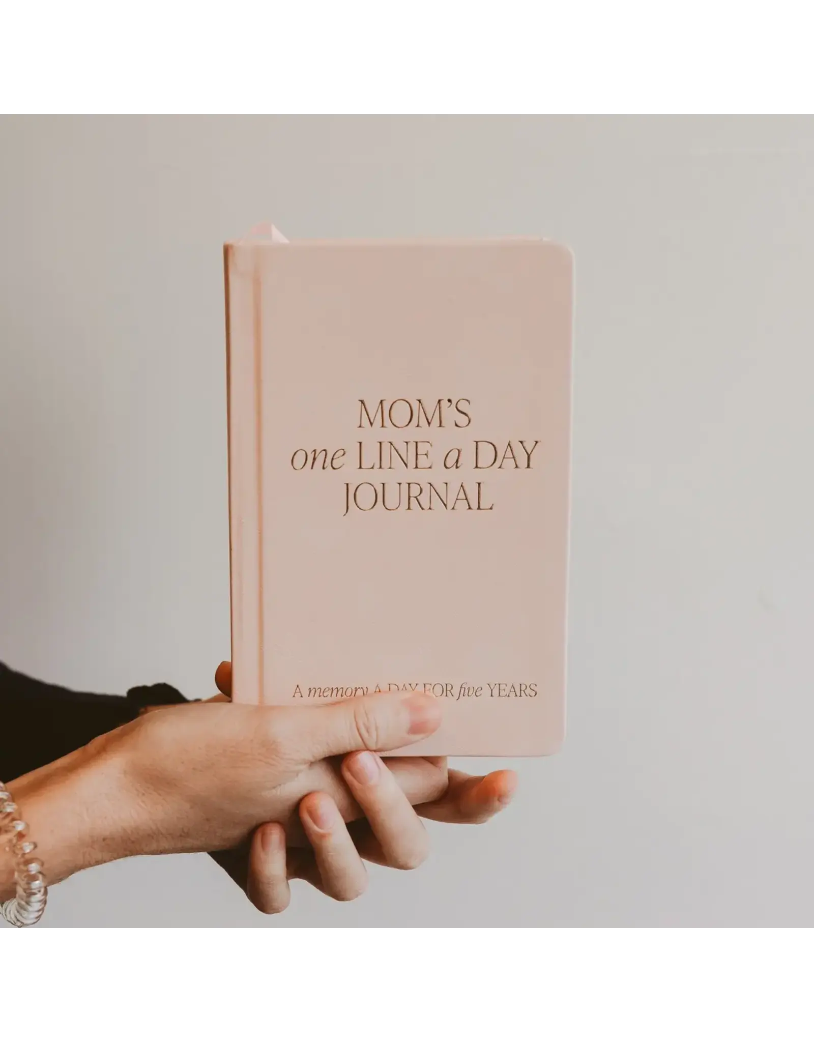 Mom's One Line A Day Leather Journal
