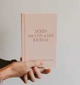 Mom's One Line A Day Leather Journal