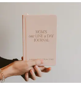 Mom's One Line A Day Leather Journal