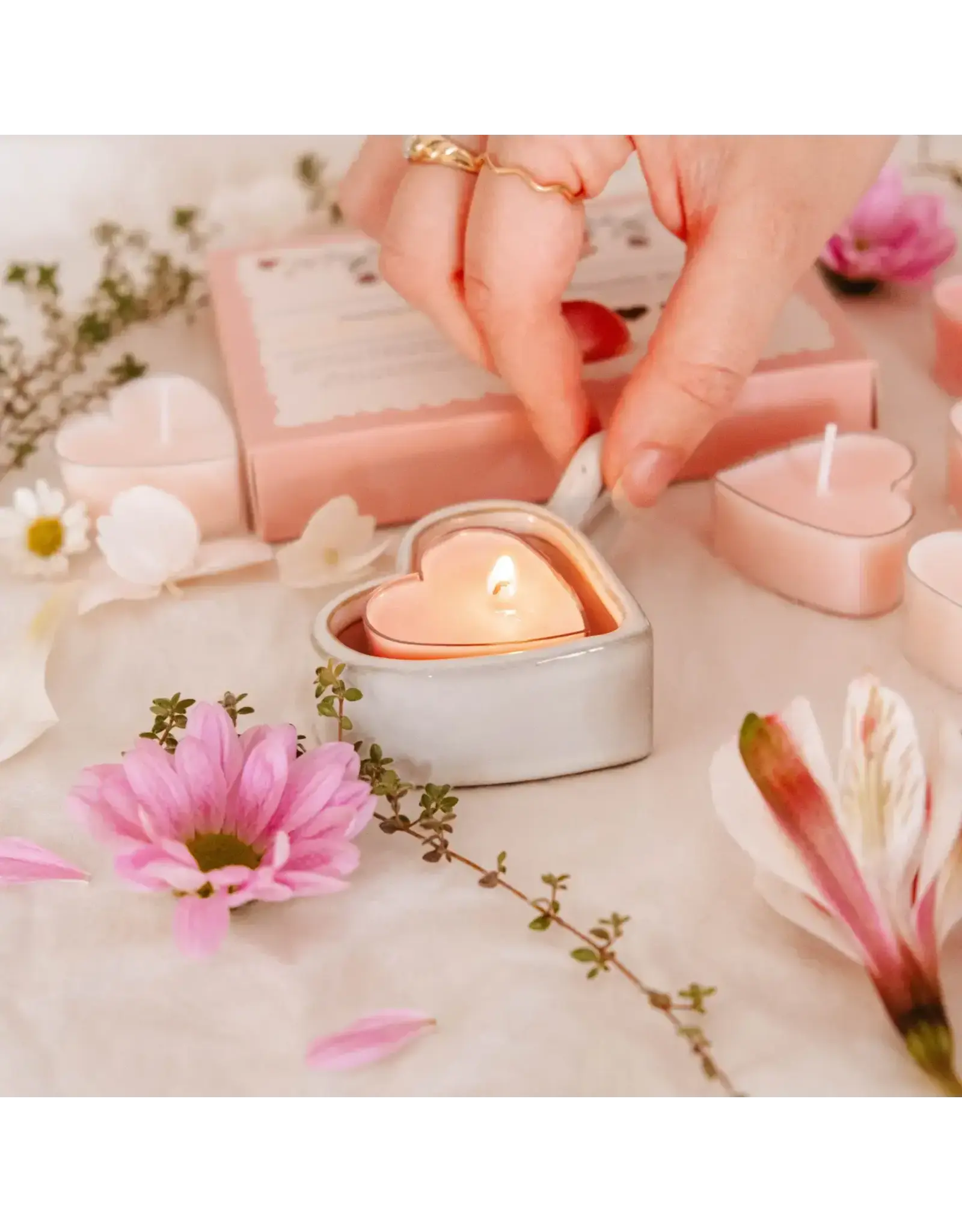 Blush Hearts - Candle Tealights