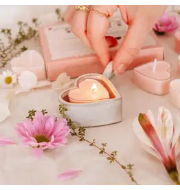 Blush Hearts - Candle Tealights