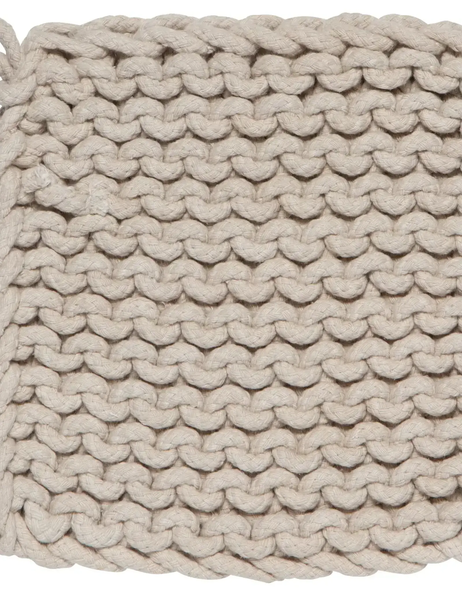 Dove Gray Knit Potholder