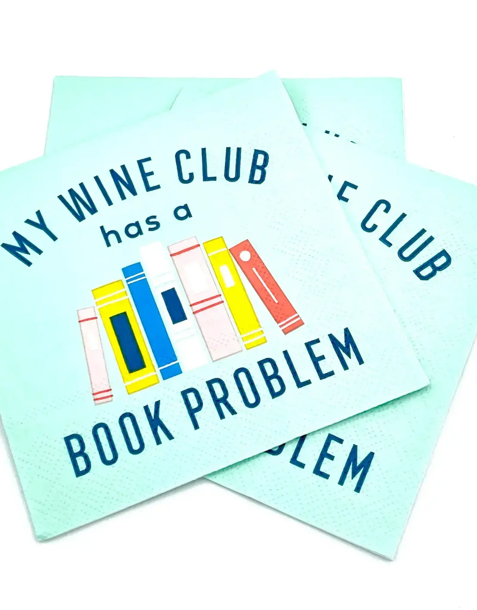 My Wine Club has a Book Problem Cocktail Napkins- 20ct