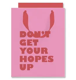 Don't Get Your Hopes Up Gift Bag with Tissue