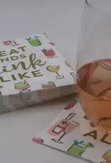 Great Minds Drink Alike Cocktail Napkins - 20ct