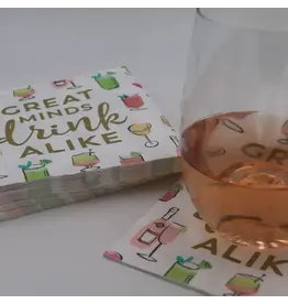 Great Minds Drink Alike Cocktail Napkins - 20ct