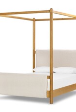 Bowen Canopy Bed in Sheepskin Natural