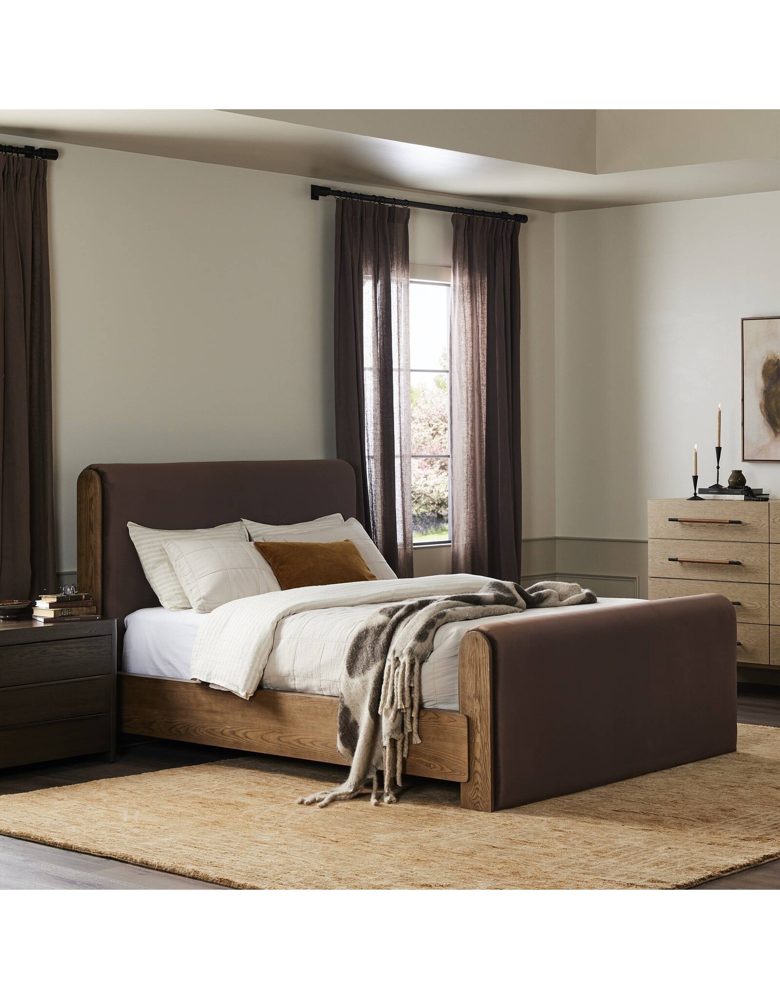 Sloane Bed in Surrey Cocoa