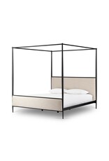 Xander Canopy Bed in Savoy Parchment