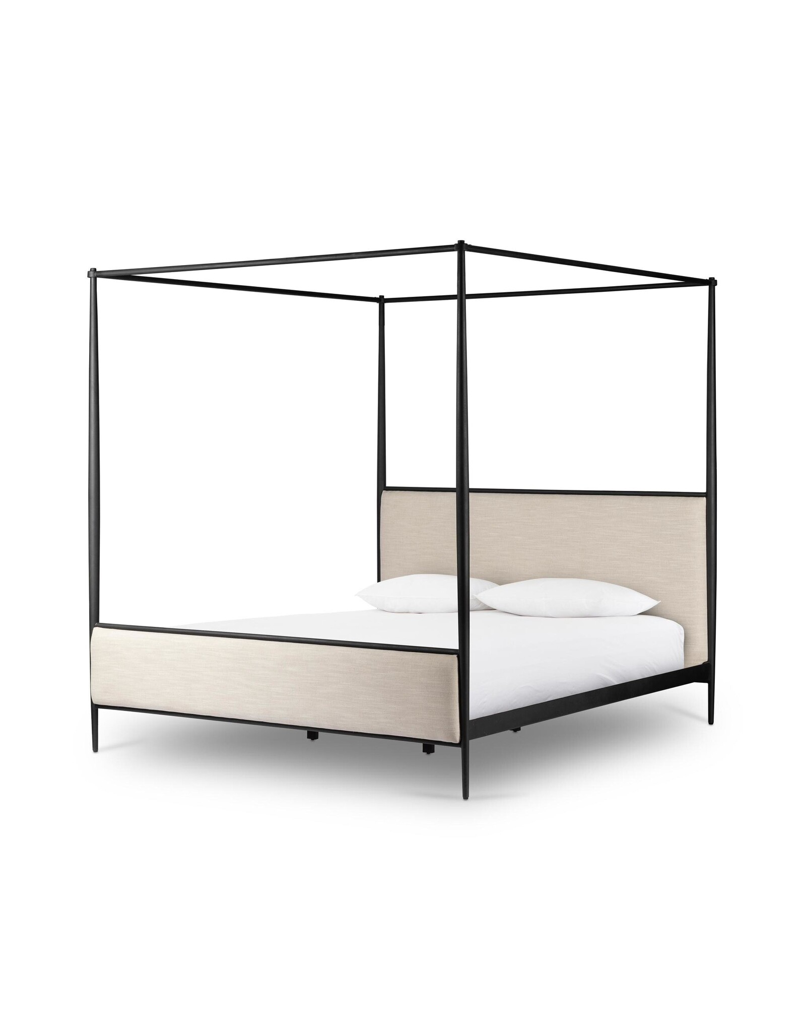 Xander Canopy Bed in Savoy Parchment