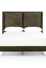 Potter Queen Bed in Surrey Olive