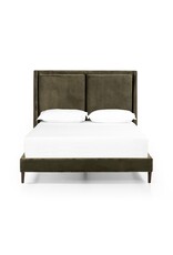 Potter Queen Bed in Surrey Olive