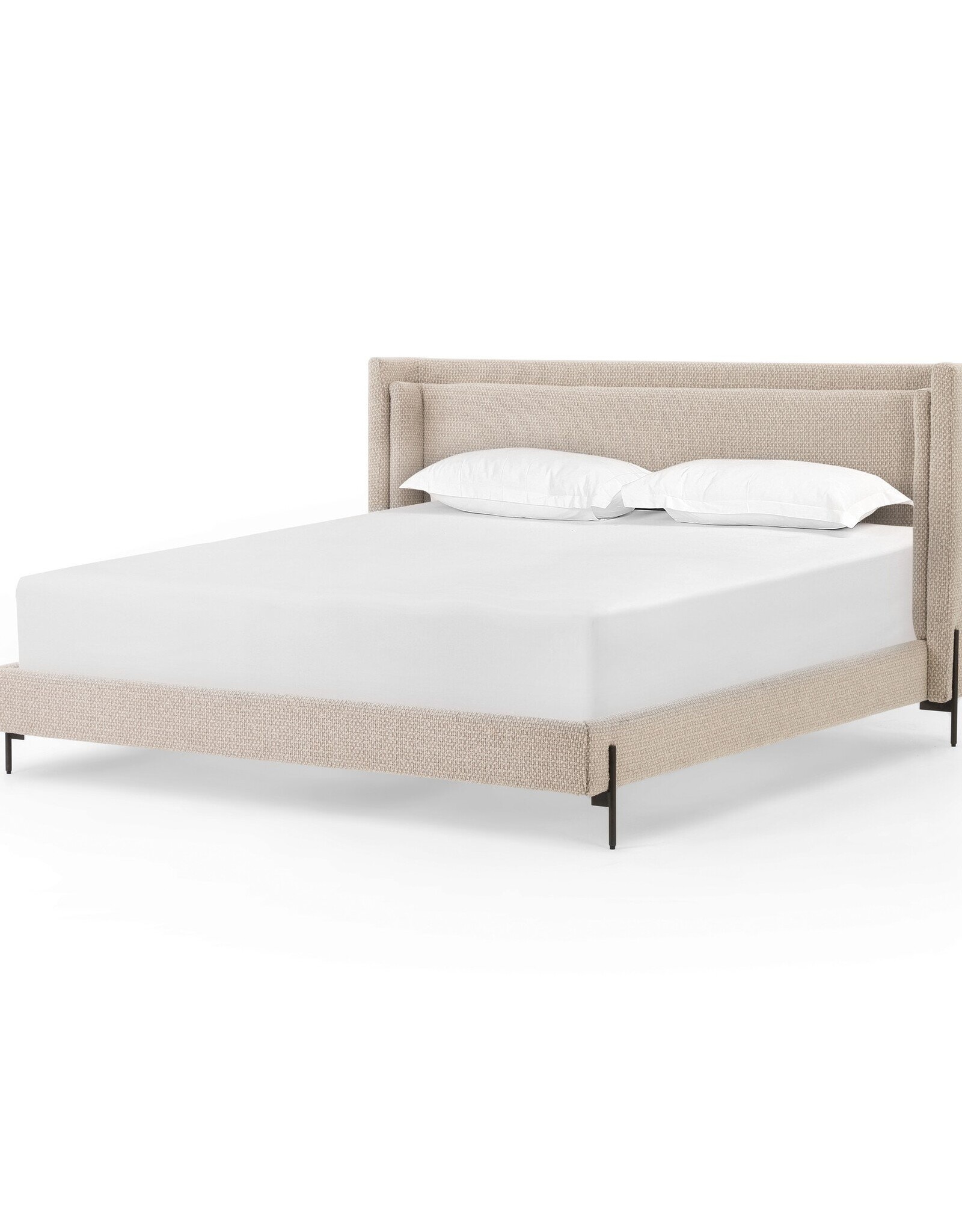 Dobson Bed in Perin Oatmeal - King