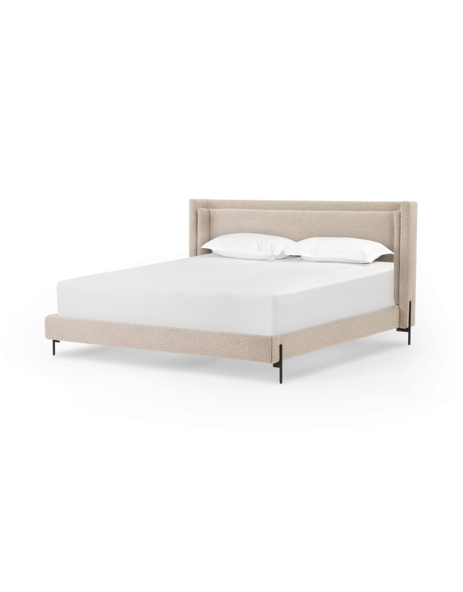Dobson Bed in Perin Oatmeal - King