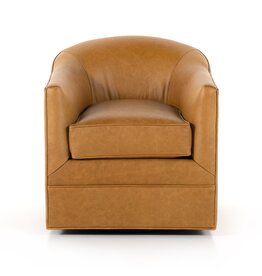 Quinton Swivel Chair Osorno Camel