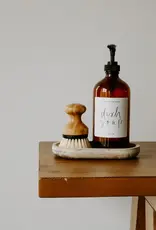 16oz Amber Glass Soap Dispenser
