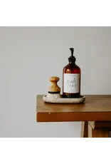 16oz Amber Glass Soap Dispenser