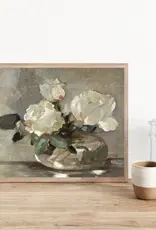 Framed Vintage Bouquet Art Print 8x10