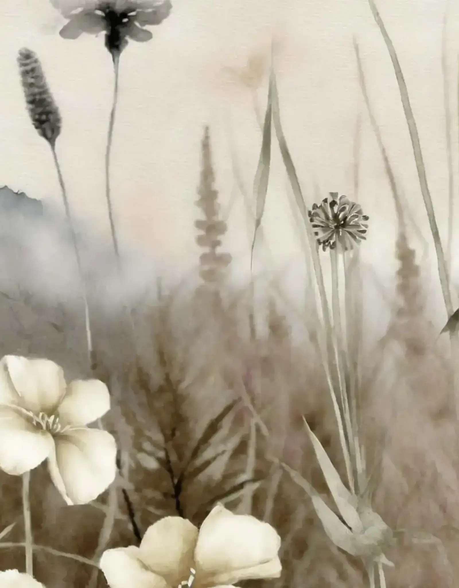 Spring Fields Vintage Art Print 8x10