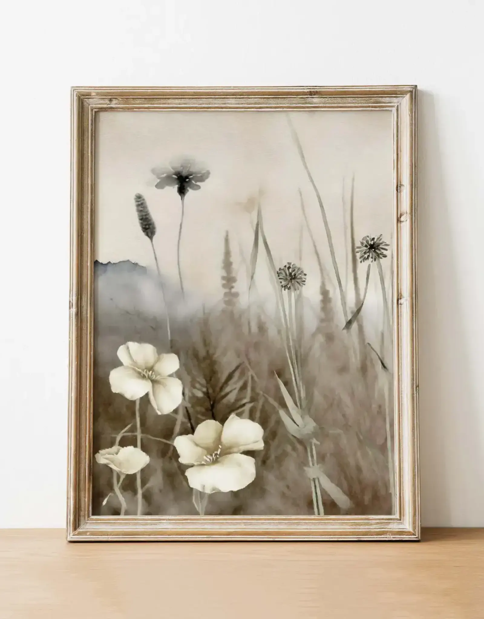 Spring Fields Vintage Art Print 8x10