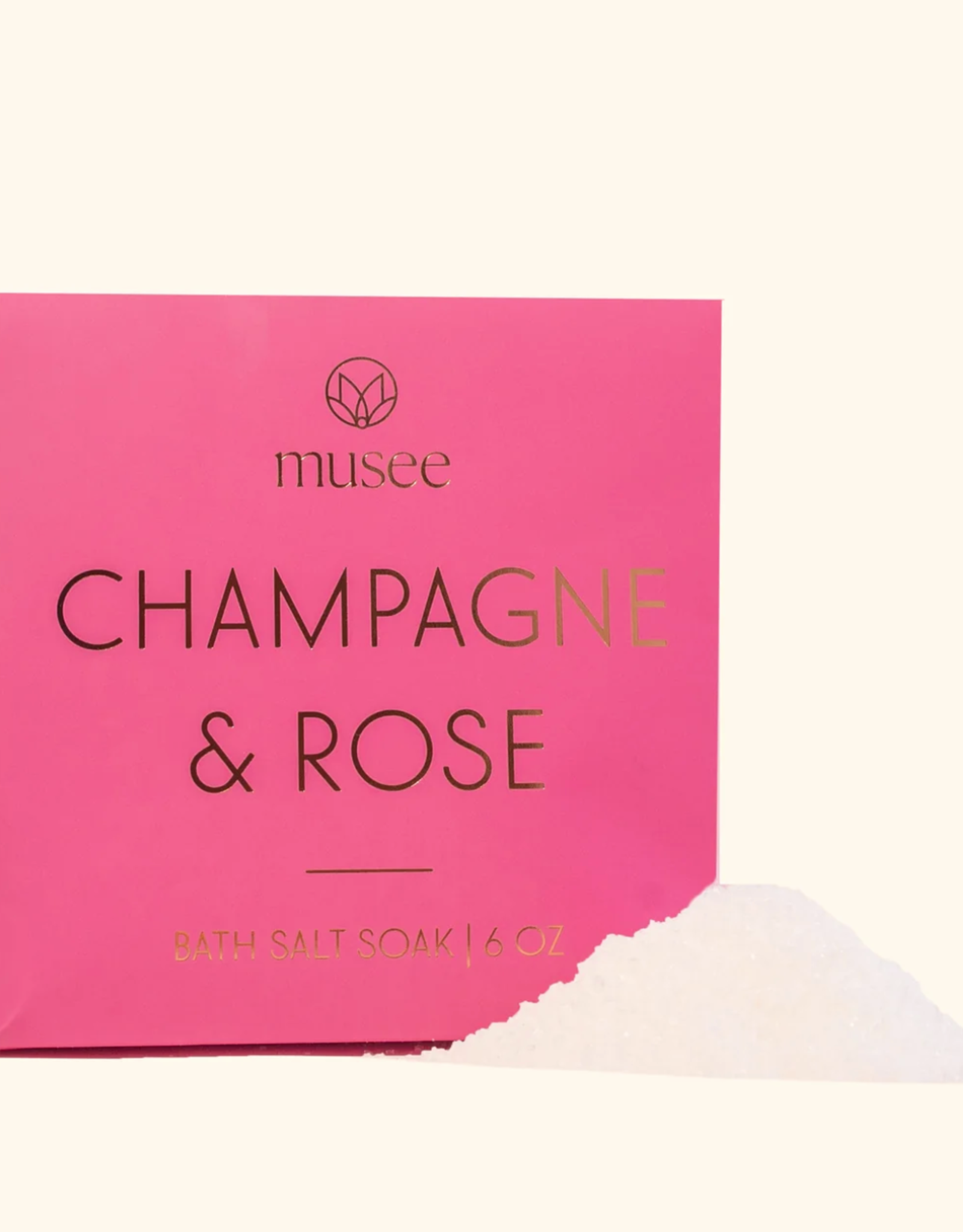 Champagne & Rose Mini Bath Salt Soak