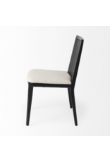 Clara Armless Dining Chair, Black
