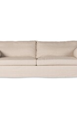 Delray Slipcover Sofa in Evere Creme-97"