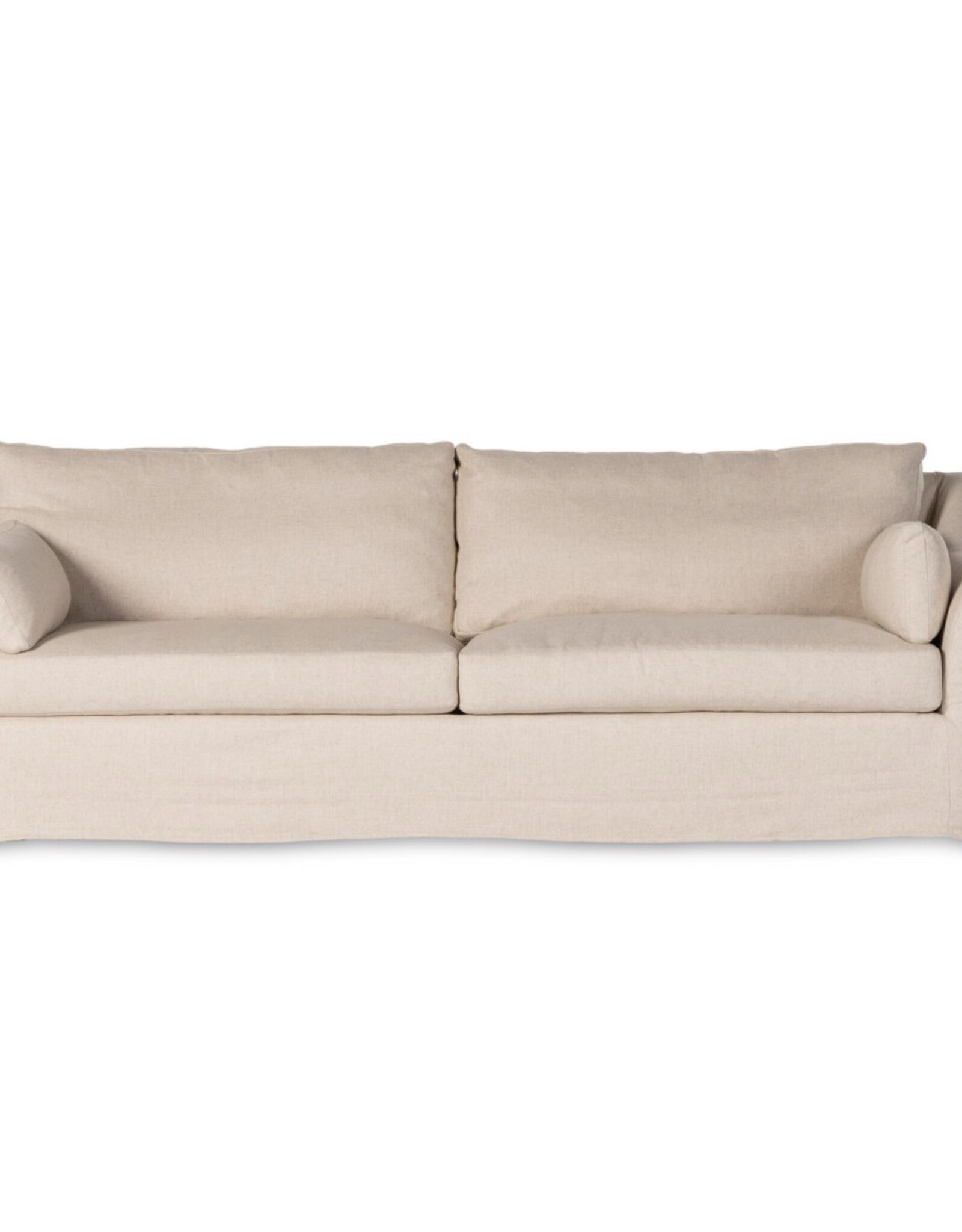 Delray Slipcover Sofa in Evere Creme-97"