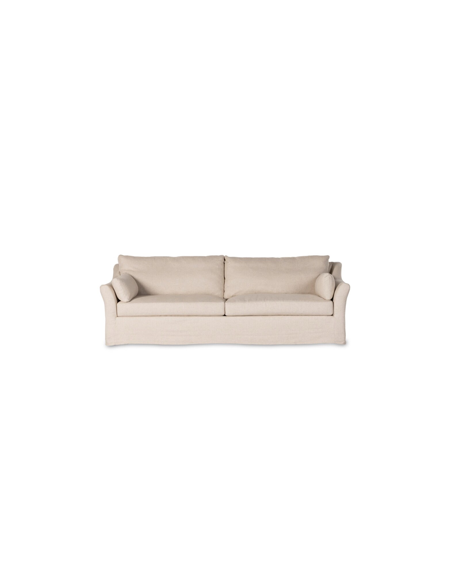 Delray Slipcover Sofa in Evere Creme-97"