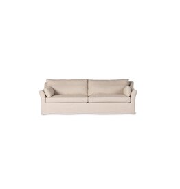 Delray Slipcover Sofa in Evere Creme-97"
