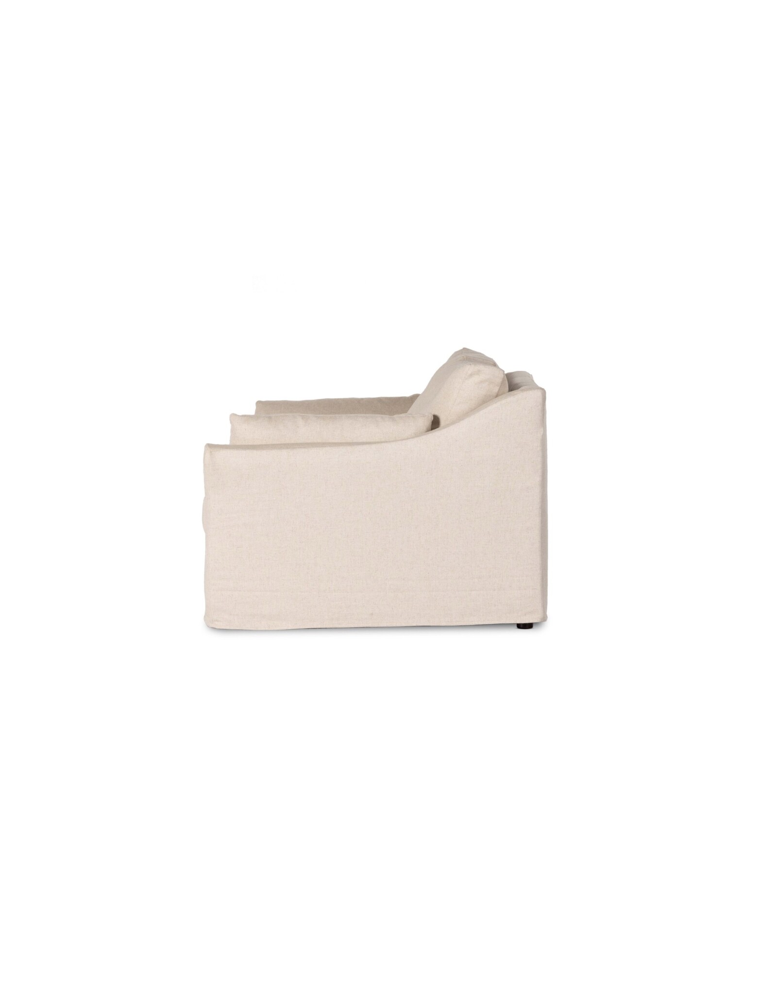Delray Slipcover Sofa in Evere Creme-97"