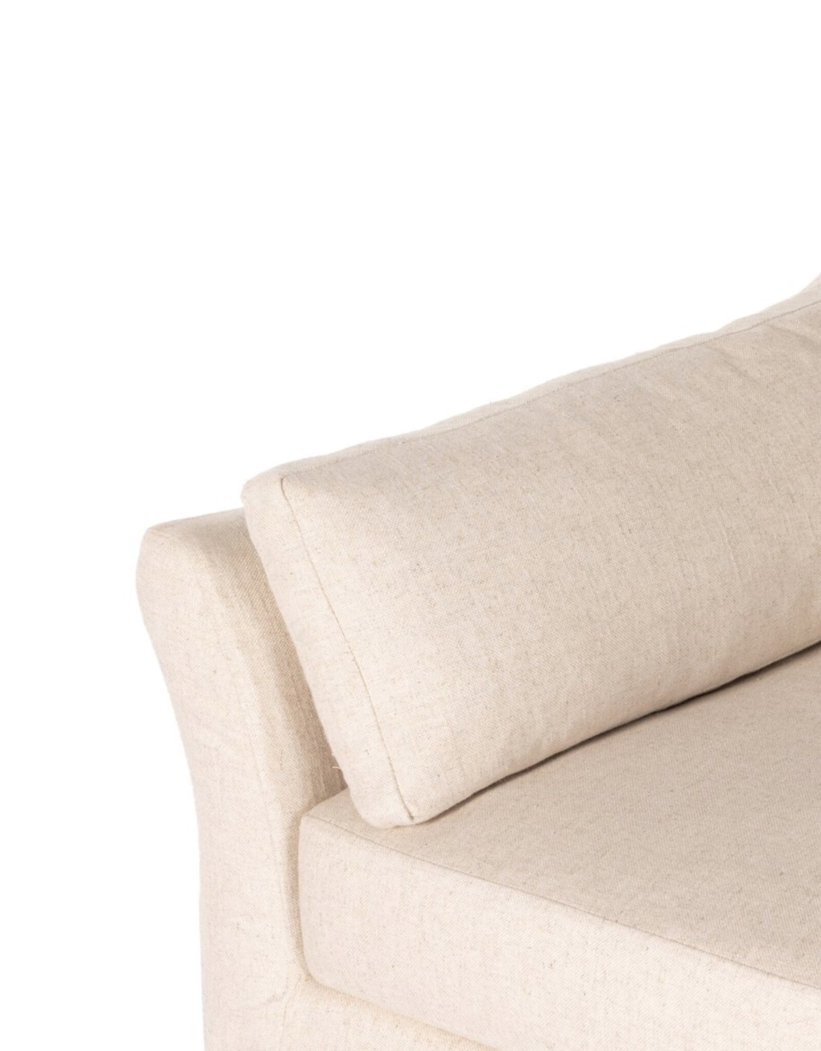 Delray Slipcover Sofa in Evere Creme-97"