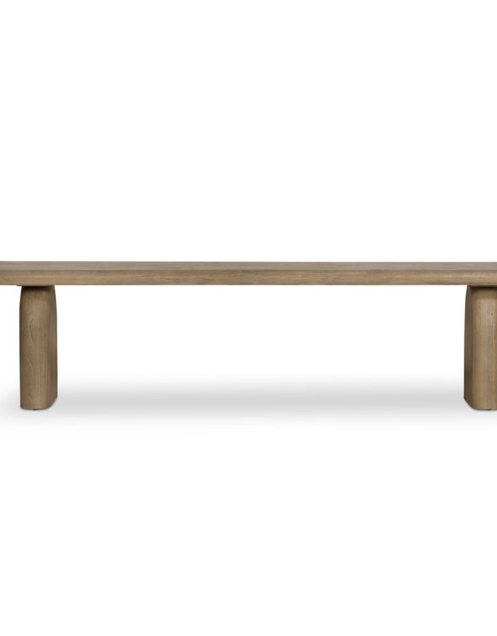 Sorrento Dining Bench in Aged Drift Mindi - 81"