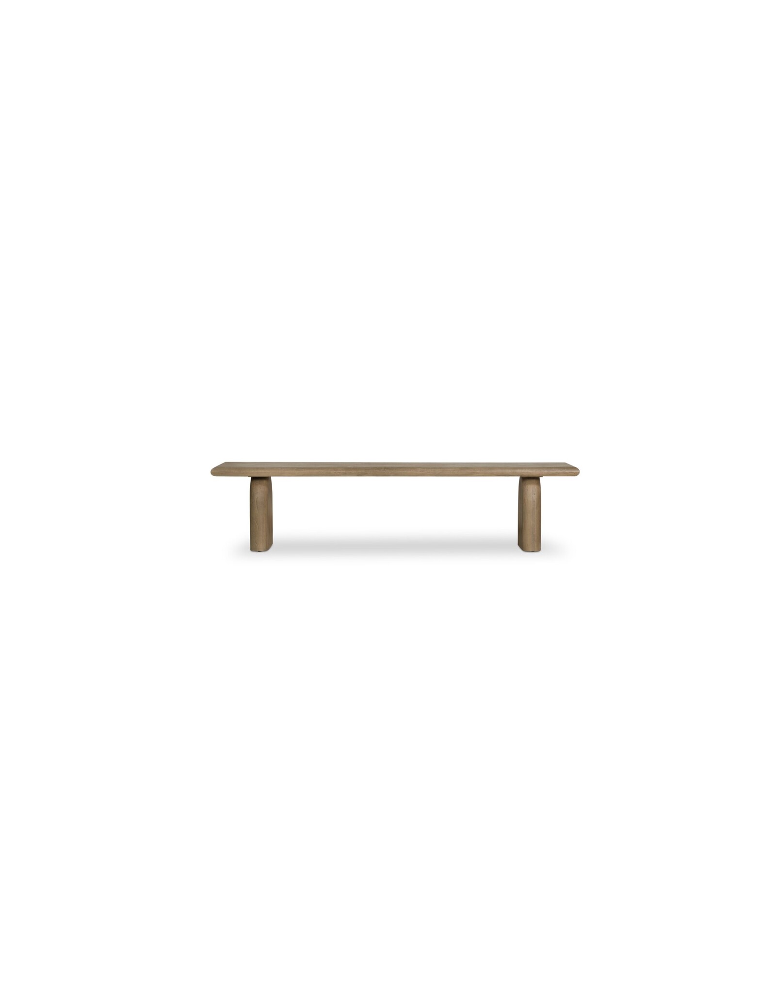 Sorrento Dining Bench in Aged Drift Mindi - 81"