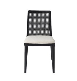 Clara Armless Dining Chair, Black