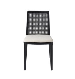 Clara Armless Dining Chair, Black