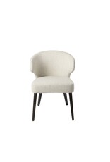 Niles Wingback Dining Chair in Cream