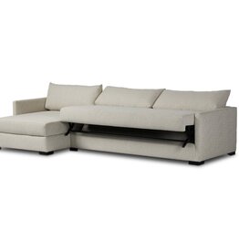 Wickham 2pc Sleeper Sectional W/Storage-125.5"