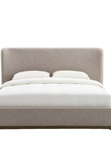 Faye King Bed Short - Perfect Taupe