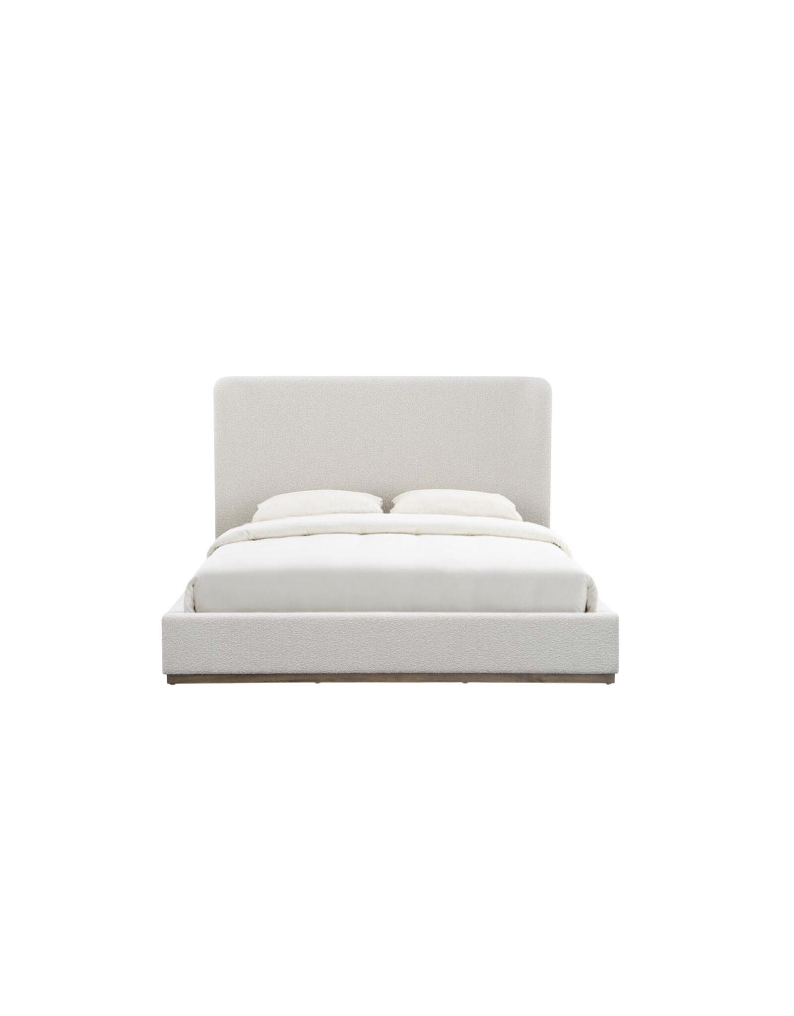 Faye Queen Bed, Off White