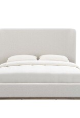 Faye King Bed, Off White
