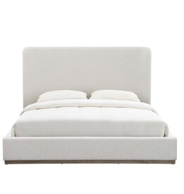 Faye King Bed, Off White