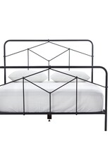 Casey Iron Queen Bed in Black