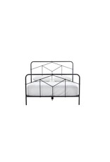 Casey Iron Queen Bed in Black