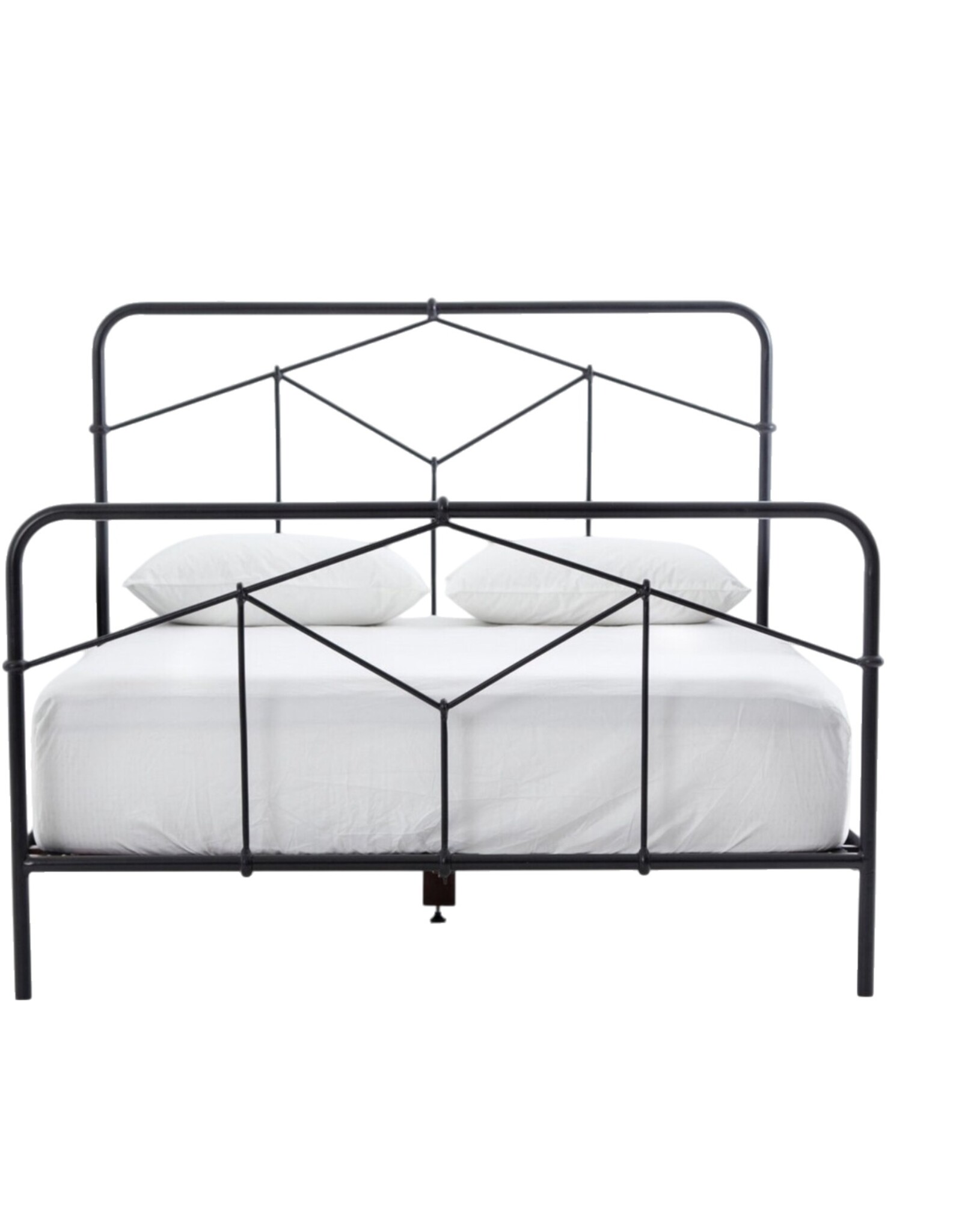 Casey Iron Queen Bed in Black