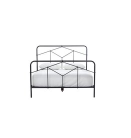 Casey Iron Queen Bed in Black