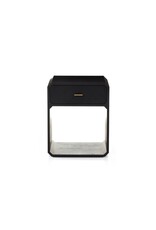 Caspian Nightstand Black Ash Veneer