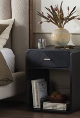 Caspian Nightstand Black Ash Veneer